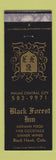 Matchbook Cover - Black Forest Inn Black Hawk Colorado WEAR