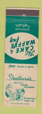 Matchbook Cover - Shadburn's Restaurant Pueblo Colorado Cake Waffle Inn