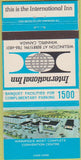 Matchbook Cover - International Inn Winnipeg Canada 30 Strike