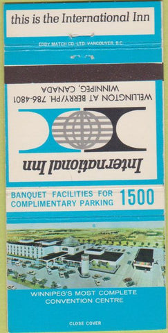 Matchbook Cover - International Inn Winnipeg Canada 30 Strike