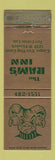 Matchbook Cover - Ram's Inn Fort Collins Colorado WORN