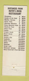 Matchbook Cover - Ruth's Oven Colorado Springs