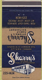 Matchbook Cover - Sharry's Restaurant Ottawa 30 Strike