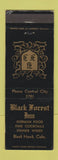 Matchbook Cover - Black Forest Inn Black Hawk Colorado WEAR