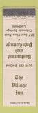 Matchbook Cover - Village Inn Colorado Springs Restaurant