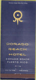Matchbook Cover - Dorado Beach Hotel Puerto Rico 30 Strike