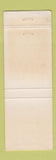 Matchbook Cover - Village Inn Colorado Springs Restaurant