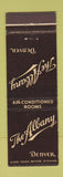 Matchbook Cover - Albany Hotel Denver Colorado