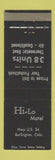 Matchbook Cover - Hi Lo Motel Burlington Colorado