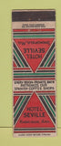 Matchbook Cover - Hotel Seville Harrison AR