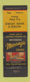 Matchbook Cover - Meyer's Shoes Selma AL Massagic WEAR