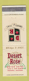 Matchbook Cover - Desert Rose Motor Hotel Phoenix AZ