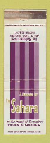 Matchbook Cover - The Sahara Hotel Phoenix AZ WEAR