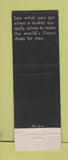 Matchbook Cover - Nunn Bush Men's Shoes Wodoruff Glenn Anniston AL