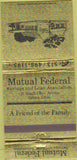 Matchbook Cover - Mutual Federal Bank Sidney OH 30 Strike