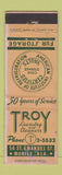 Matchbook Cover - Troy Laundry Mobile AL