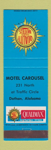 Matchbook Cover - Motel Carousel Quality Court Motels Dothan AL