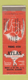 Matchbook Cover - Atlas Auto Finance Decatur AL WEAR