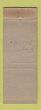 Matchbook Cover - Golden Grill Montgomery AL WEAR