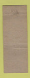 Matchbook Cover - Flintkote Insulation Roofing Japser AL lumber