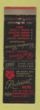 Matchbook Cover - Redmont Hotel Birmingham AL