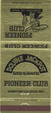 Matchbook Cover - Pioneer Club Casino 30 Strike Las Vegas NV