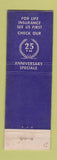Matchbook Cover - American Life Insurance Birmingham AL WORN