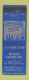 Matchbook Cover - Ward Loans Bessemer AL WEAR