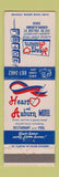 Matchbook Cover - Heart of Auburn Motel Auburn AL