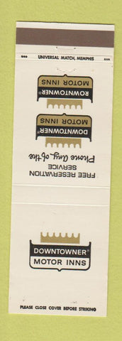 Matchbook Cover - Downtowner Motor Inns Montgomery AL
