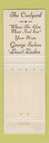 Matchbook Cover - Coalyard Restaurant Birmingham AL WEAR