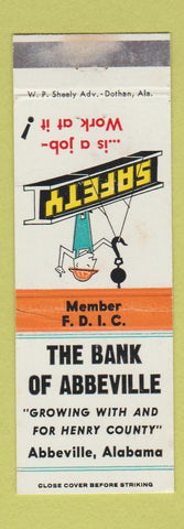 Matchbook Cover - Bank of Abbeville AL