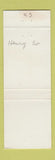 Matchbook Cover - Bank of Abbeville AL