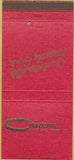 Matchbook Cover - Citizens Bank Trust 30 Strike