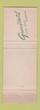 Matchbook Cover - Grand Hotel Point Clear AL #1