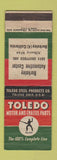 Matchbook Cover - Toledo Auto Parts Berkeley CA WORN