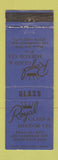 Matchbook Cover - Royal Glass and Mirror South Palo Alto CA WORN