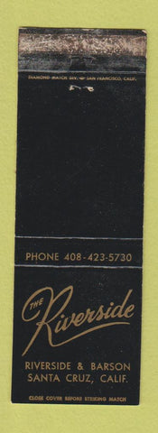 Matchbook Cover - The Riverside Santa Cruz CA WORN