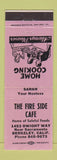 Matchbook Cover - Fire Side Cafe Berkeley CA