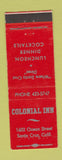 Matchbook Cover - Colonial Inn Santa Cruz CA WEAR