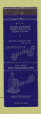 Matchbook Cover - Pernille Restaurant Carmel CA girlie