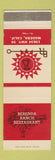 Matchbook Cover - Berenda Ranch Restaurant Madera CA