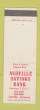 Matchbook Cover - Ashville Savings Bank AL