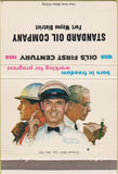 Matchbook Cover - Oil 1st Century Norman Rockwell Standard Fort Wayne 40 Strike