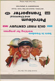 Matchbook Cover - Oil 1st Century Norman Rockwell Petroleum transport 40 Strike