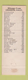 Matchbook Cover - Arenal Motel Anaheim CA