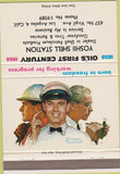 Matchbook Cover - Oil 1st Century Norman Rockwell Shell Los Angeles CA 40 Strike