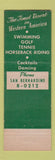 Matchbook Cover - Arrowhead Springs Hotel San Bernardino CA