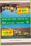 Matchbook Cover - Rosebud Crane Co North Hollywood CA 40 Strike
