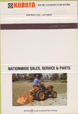 Matchbook Cover - Kubota Tractors BLANK 40 Strike